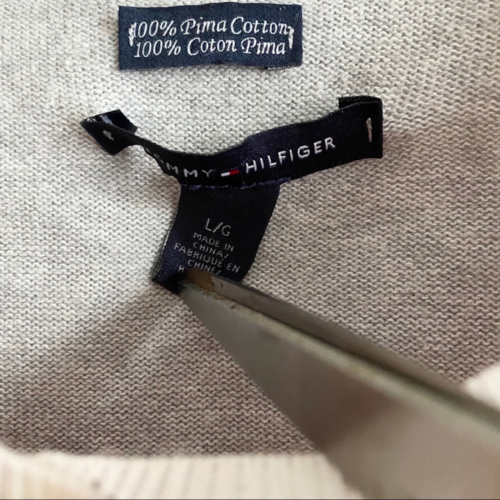 Tommy Hilfiger Two Tone Colorblock Button Front S… - image 8